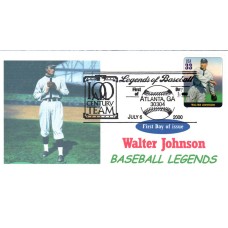 #3408i Walter Johnson RKA FDC