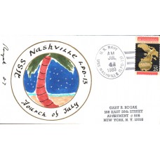 USS Nashville LPD13 1989 Rogak Cover