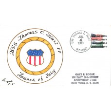 USS Thomas C. Hart FF1092 1989 Rogak Cover