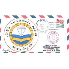 USS Waddell DDG24 1989 Rogak Cover