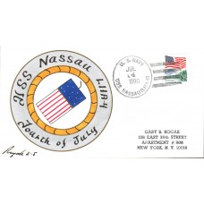 USS Nassau LHA4 1990 Rogak Cover