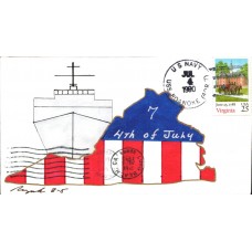 USS Roanoke AOR7 1990 Rogak Cover