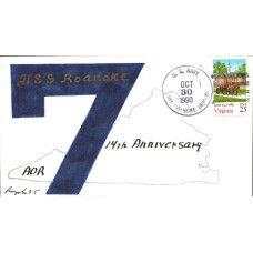 USS Roanoke AOR7 1990 Rogak Cover