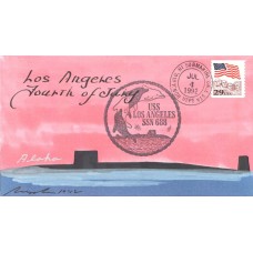 USS Los Angeles SSN688 1992 Rogak Sub Cover