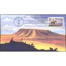 #2401 Montana Statehood Roman FDC