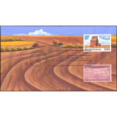 #2403 North Dakota Statehood Combo Roman FDC