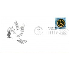 #3188m Peace Symbol Ronnei FDC