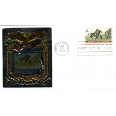 #1478 Postrider Ross Foil FDC