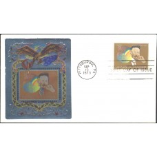 #1486 Henry O. Tanner Ross Foil FDC