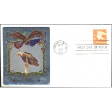 #1743 A - Eagle Ross Foil FDC