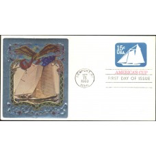 #U598 America's Cup Ross Foil FDC