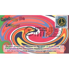 #3188m Peace Symbol RRAGS FDC