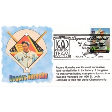 #3408f Rogers Hornsby RRAGS FDC