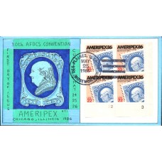 #2145 Ameripex Plate RTI FDC