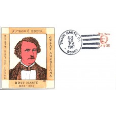 #2196 Bret Harte RTI FDC