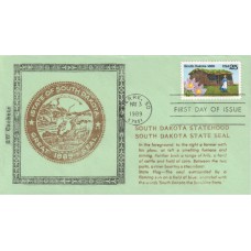 #2416 South Dakota Statehood RW FDC