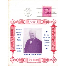 #960 William A. White Sanders FDC