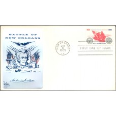 #1261 Battle of New Orleans Sarzin FDC