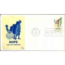 #1385 Hope for the Crippled Sarzin FDC