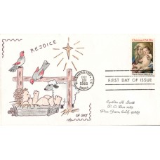 #2026 Madonna and Child Scott FDC