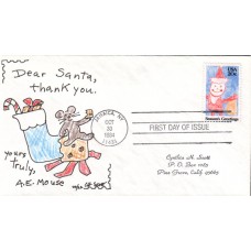 #2108 Santa Claus Scott FDC