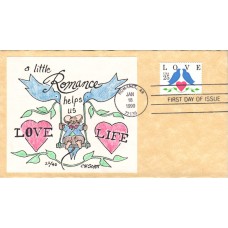 #2440 Love - Birds Scott FDC