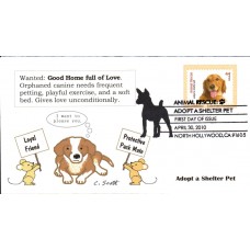 #4455 Animal Rescue - Dog Scott FDC