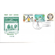 Christmas Seals 1978 FDC