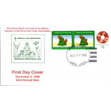 Christmas Seals 1998 FDC