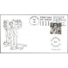 #3185m America Survives Depression Shadow FDC