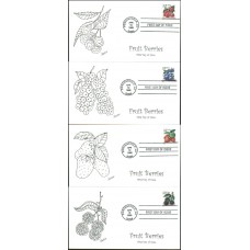 #3294-97 Fruit Berries Shadow FDC Set