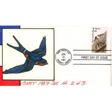 #2286 Barn Swallow Skat FDC