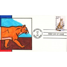 #2292 Mountain Lion Skat FDC