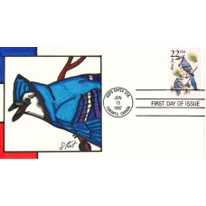 #2318 Blue Jay Skat FDC