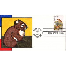 #2319 Pika Skat FDC