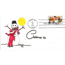 #2028 Snowman Slyter FDC