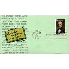 #2047 Nathaniel Hawthorne Slyter FDC