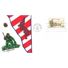 #2152 Korean War Veterans Slyter FDC