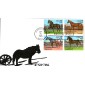 #2155-58 American Horses Slyter FDC