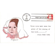 #2176 Julia Ward Howe Slyter FDC