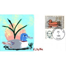 #RW52 Cinnamon Teal Slyter FDC