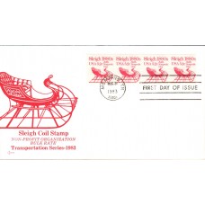 #1900 Sleigh 1880s SOS FDC