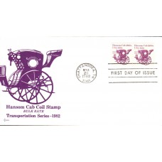 #1904 Hansom Cab 1890s SOS FDC