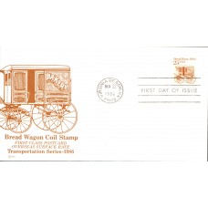 #2136 Bread Wagon 1880s SOS FDC