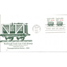 #2259 Railroad Coal Car 1870s SOS FDC