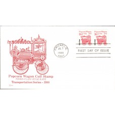 #2261 Popcorn Wagon 1902 SOS FDC