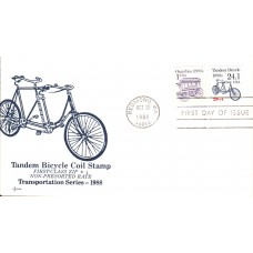 #2266 Tandem Bicycle 1890s SOS FDC