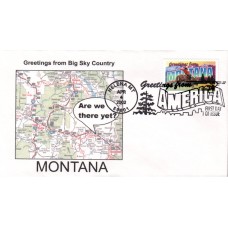 #3586 Greetings From Montana Southport FDC