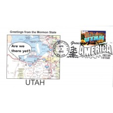 #3604 Greetings From Utah Southport FDC