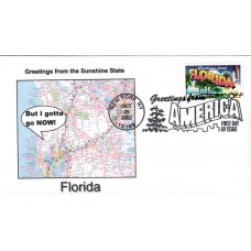 #3704 Greetings From Florida Southport FDC